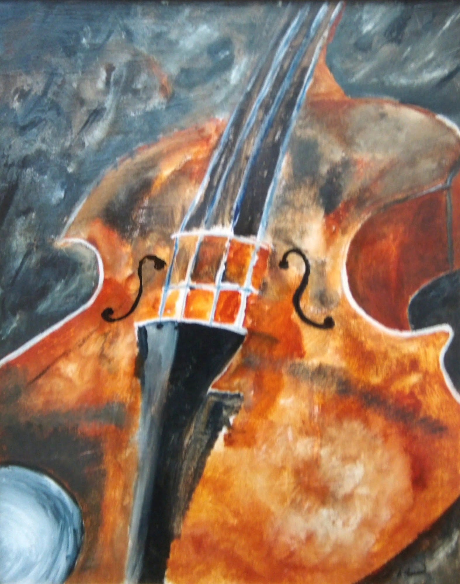 Stradivarius  80 x 100 cm. i forgyldt træramme
Pris kr. 16.500