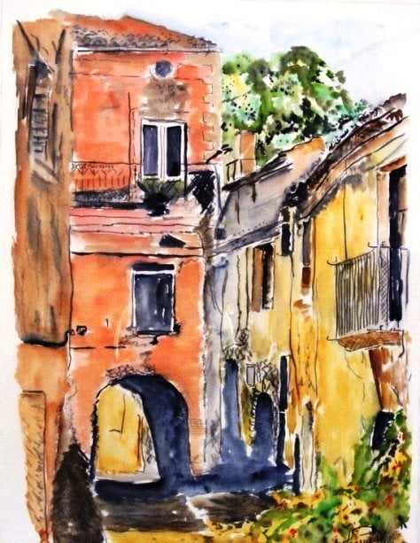 Toscana   80 x 100 cm.
SOLGT