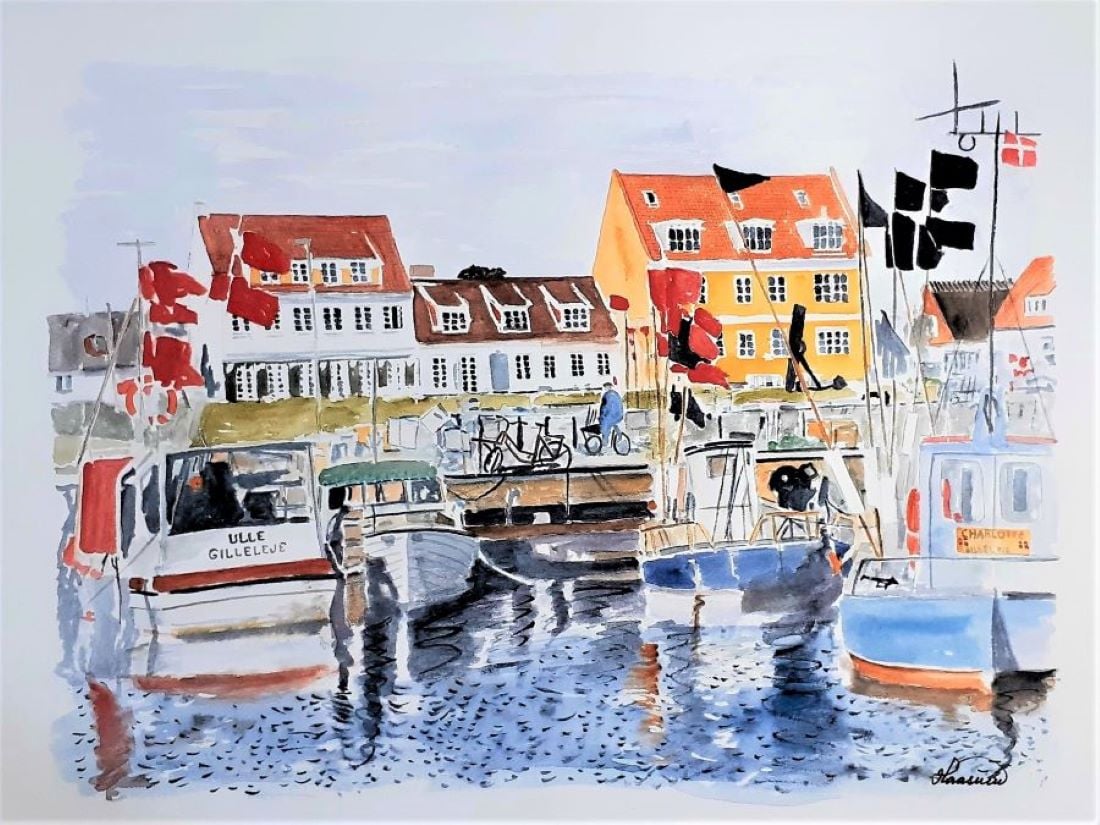 GILLELEJE HAVN PLAKAT 60 x 80 cm
pris kr. 250