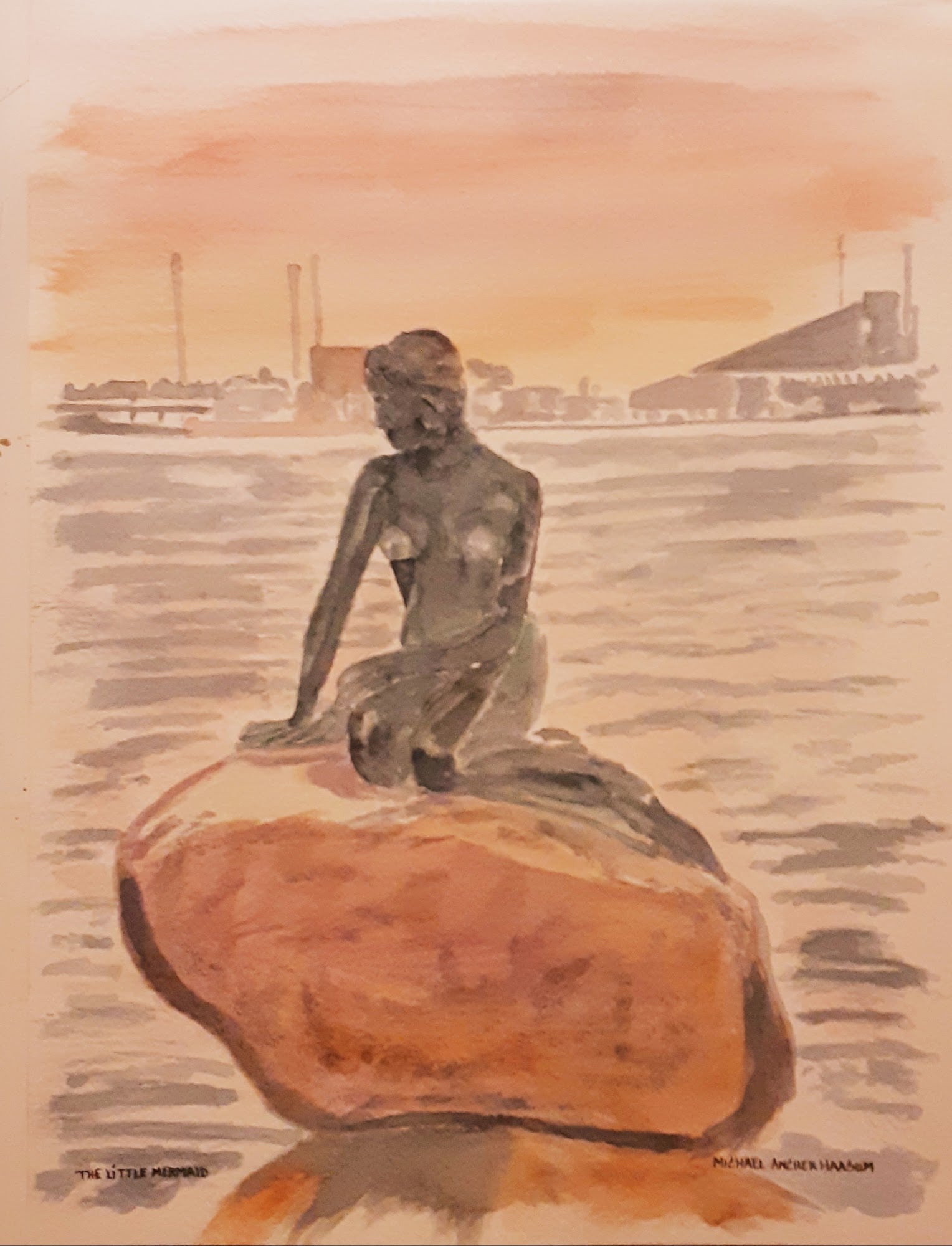 The little mermaid 30 x 40 cm
pris kr. 600

