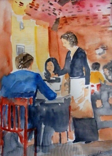 Vores dag 30 x 40 cm indrammet
solgt