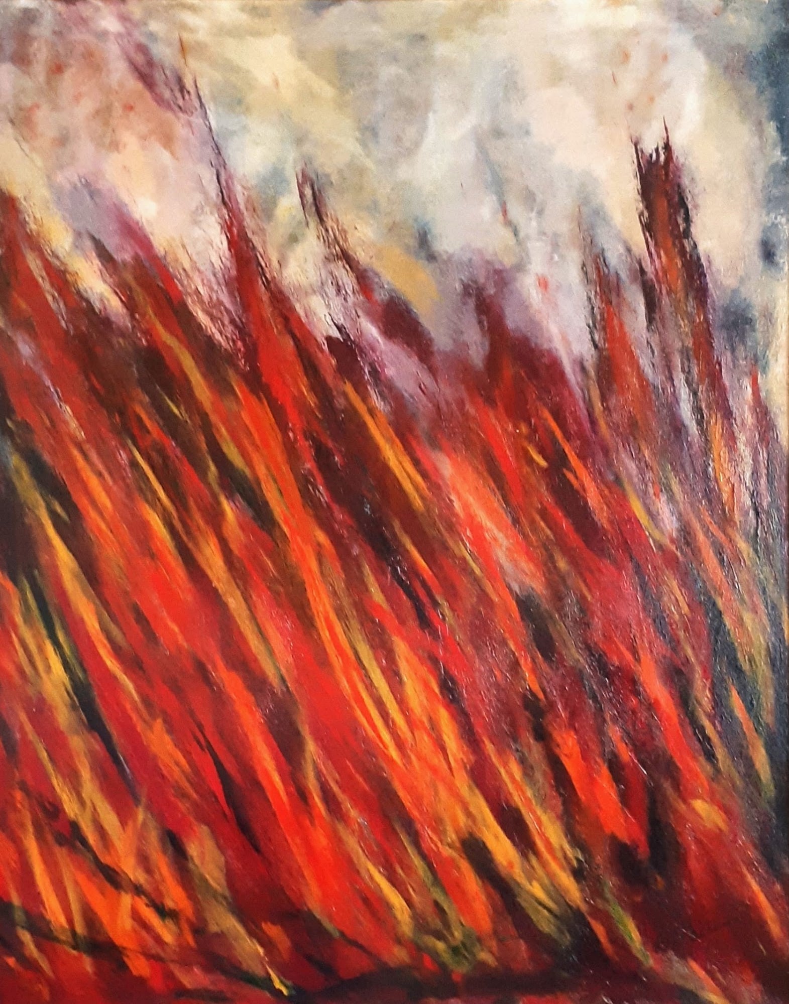 Midsommer 80 x 100 cm med forgyldt træramme
Solgt