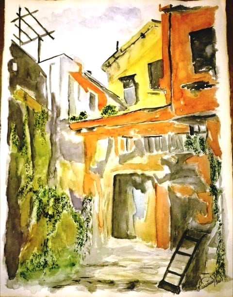 By i toscana  56 x 74 cm.
Pris kr. 850