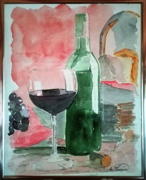 En god årgang - 30 x 40 cm med blank metalramme
PRIS KR 600